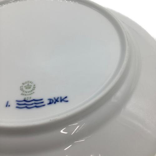 ROYAL COPENHAGEN (ロイヤル・コペンハーゲン) 大皿 27cm ブルーフルーテッド・ハーフレース