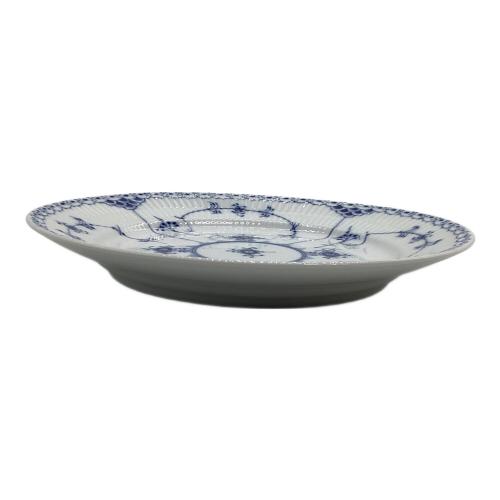 ROYAL COPENHAGEN (ロイヤル・コペンハーゲン) 大皿 27cm ブルーフルーテッド・ハーフレース