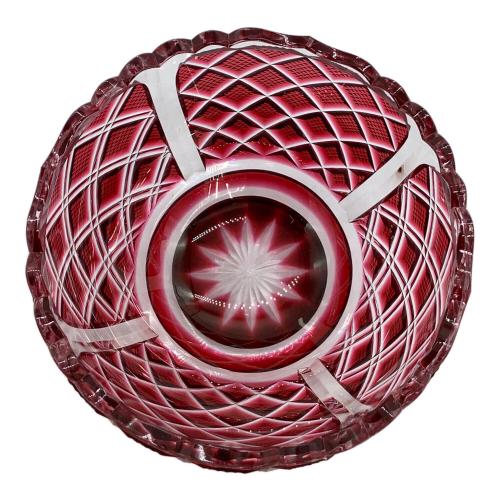 薩摩切子 (サツマキリコ) 切子向付鉢 薩摩ガラス工芸作