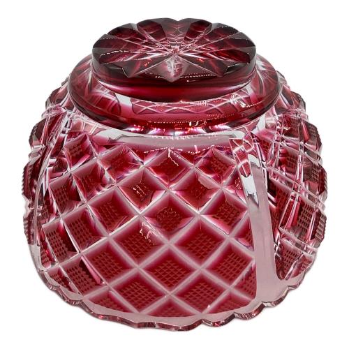 薩摩切子 (サツマキリコ) 切子向付鉢 薩摩ガラス工芸作