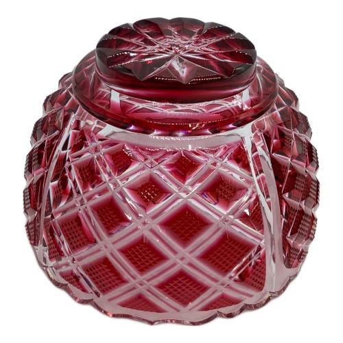 薩摩切子 (サツマキリコ) 切子向付鉢 薩摩ガラス工芸作