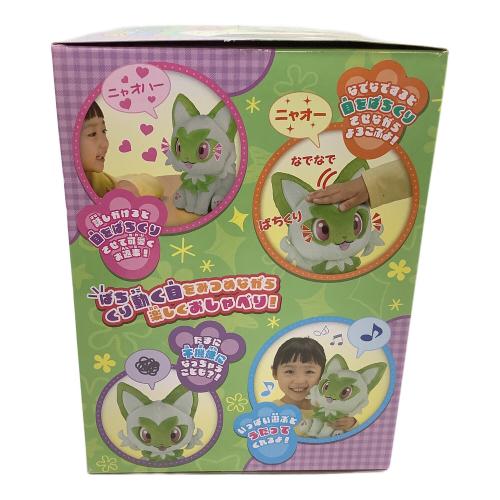 ポケットモンスター なででみつめて ぱちくりニャオハ ヌイグルミ