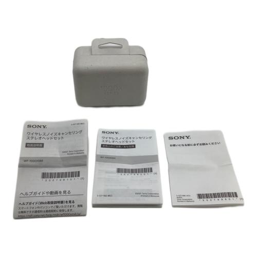 SONY (ソニー) ワイヤレスイヤホン WF-1000XM4 イヤーチップ劣化/コード欠品