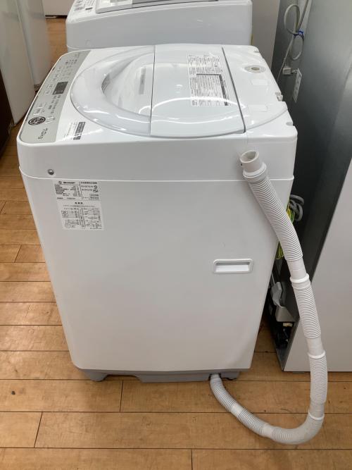 M043 SHARP 全自動電気洗濯機 2023年 ES-GE7G-W SHARP (シャープ) 全自動洗濯機 ES-GE7G-W 2023年製｜トレファクONLINE