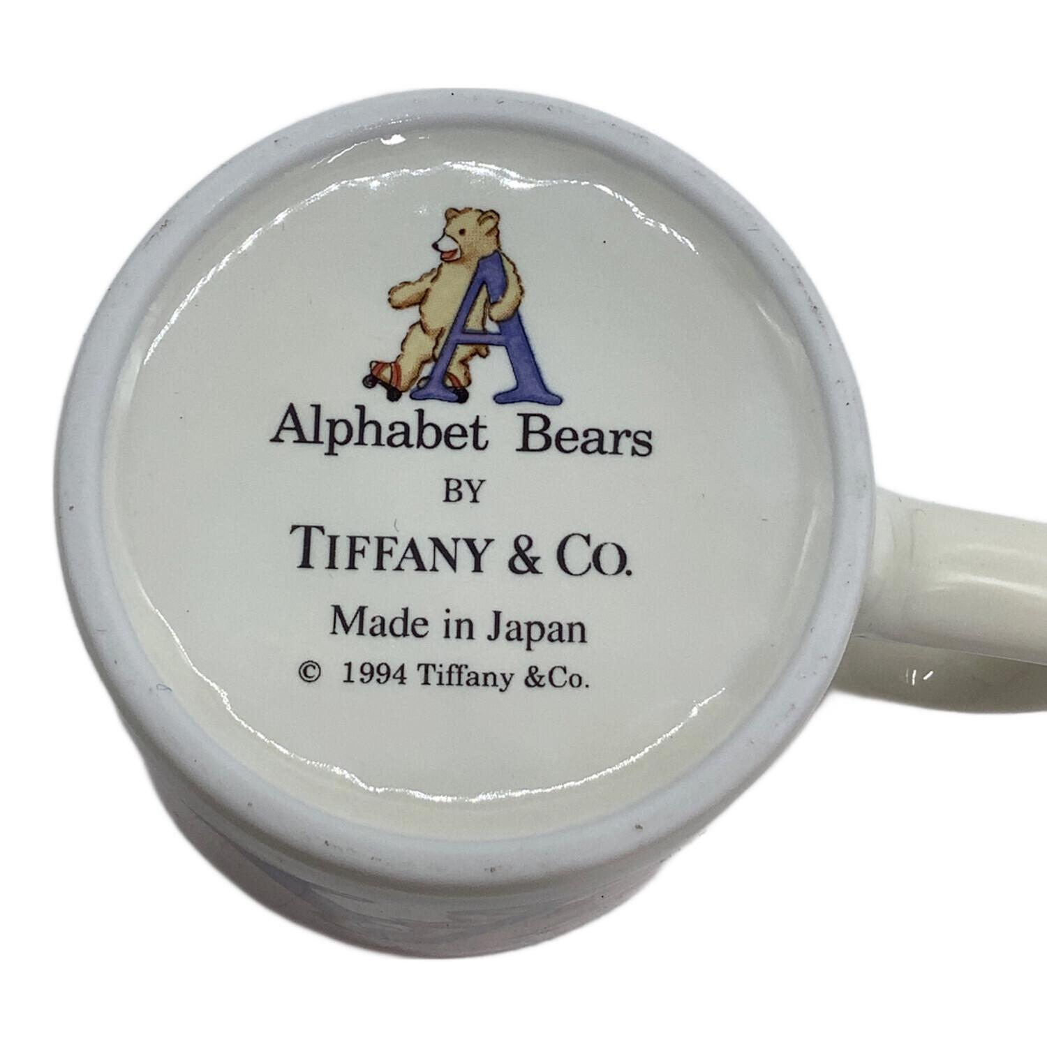 TIFFANY & Co. (ティファニー) プレート＆マグカップ アルファベット