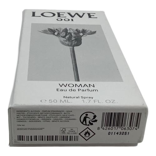LOEWE (ロエベ) オードパルファム 50ml 残量80%-99% 001 ウーマン