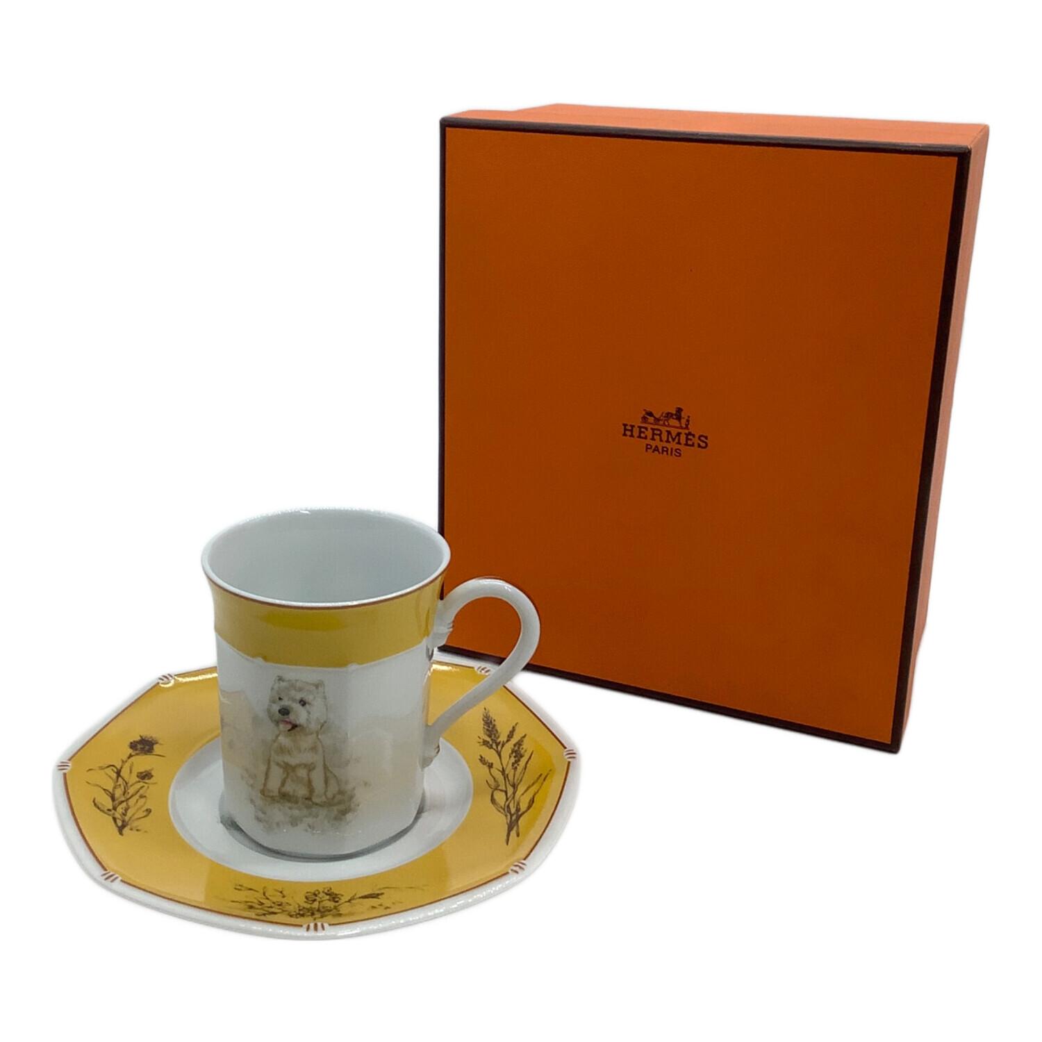 エルメス　HERMES カップ HERMES (エルメス) カップ&ソーサー West highland white｜トレファク