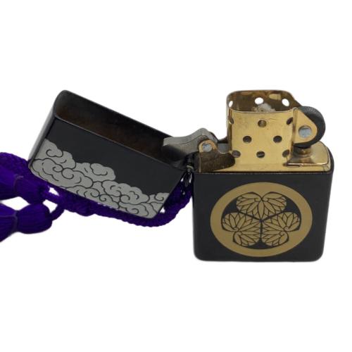 ZIPPO (ジッポ) オイルライター 本金蒔絵 葵ノ紋
