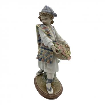 珍品 リヤドロ LLADRO トールチャイニーズ 古箱有 珍品 リヤドロ LLADRO トールチャイニーズ 古箱有 うれしいな