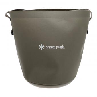 Snow peak (スノーピーク) ソフトバケツ オリーブ
