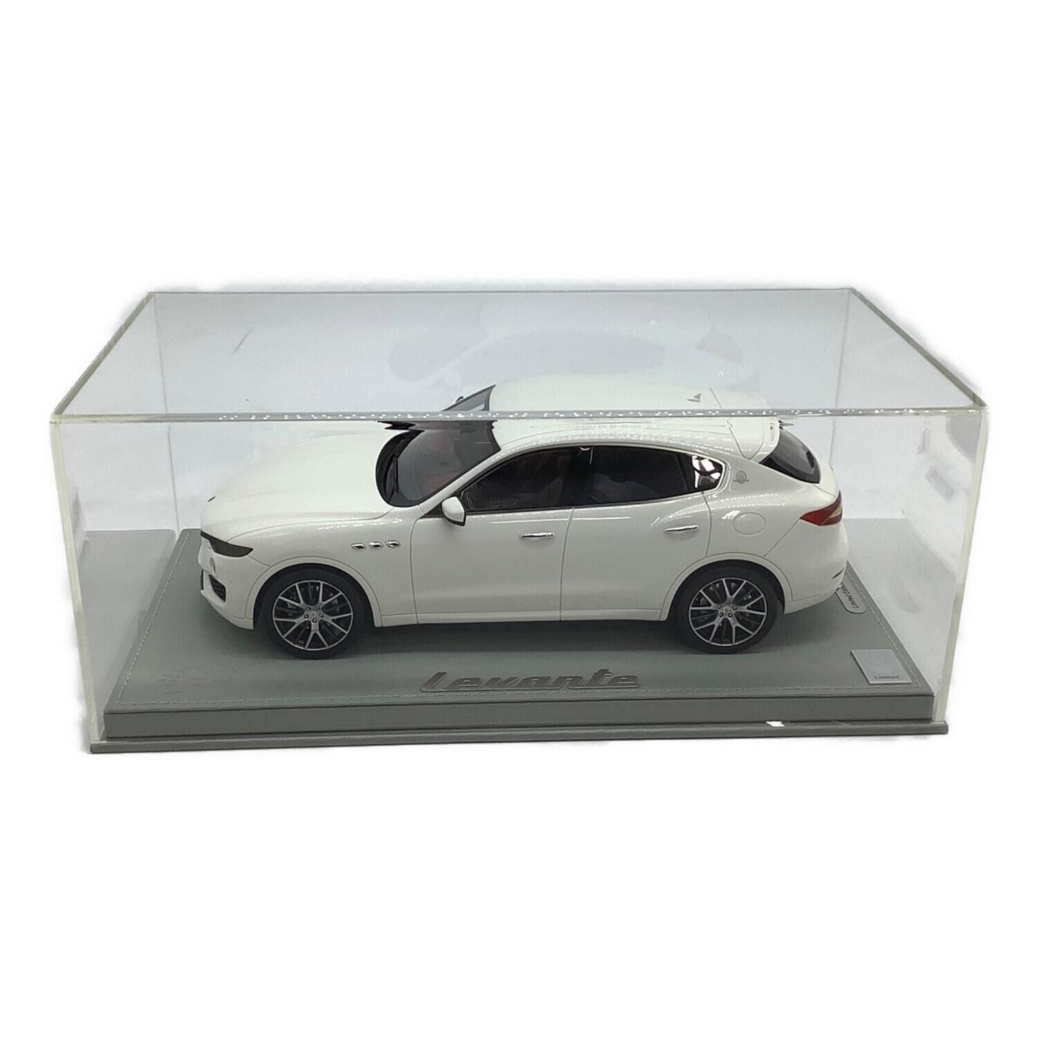 Maserati Levante ミニカー モデルカー maserati (マセラティ) 1:18 Levante White ダイキャストカー