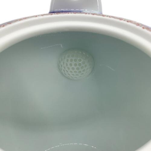香蘭社 (コウランシャ) 茶器揃 愁海棠 染錦模様　急須 湯呑 5客セット