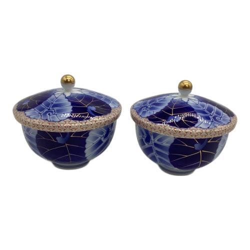 香蘭社 (コウランシャ) 茶器揃 愁海棠 染錦模様　急須 湯呑 5客セット