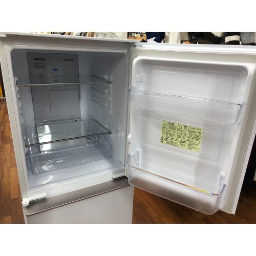 SHARP (シャープ) 2ドア冷蔵庫 側面打痕有 SJ-GD14E-W 2019年製 137L