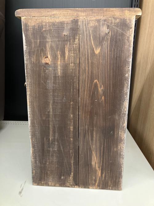 カントリー調マルチボックス 扉付 ブルー