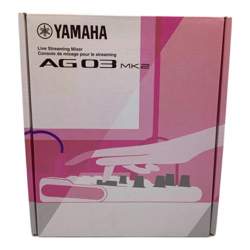 YAMAHA (ヤマハ) ミキサー オーディオインターフェイス AG03 MK2