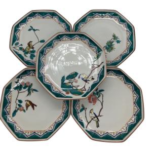 九谷焼 (クタニヤキ) 皿揃