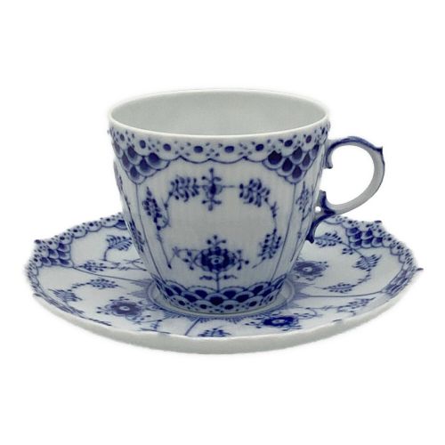 ROYAL COPENHAGEN (ロイヤル・コペンハーゲン) コーヒーカップ&ソーサー ブルーフルーテッド・フルレース