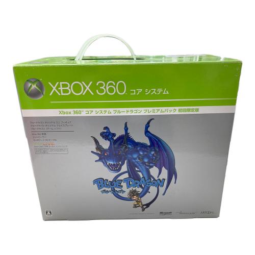 Microsoft (マイクロソフト) X-box360 コアシステム ブルードラゴンプレミアムパック カバー裏割れ有 B4K-00005 612274664406