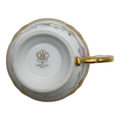 大倉陶園 (オオクラトウエン) カップ&ソーサー 花源氏