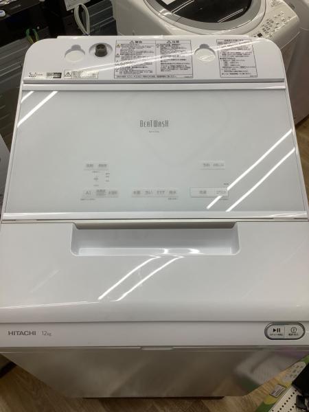 HITACHI (ヒタチ) 全自動洗濯機 キズ有 12.0kg BW-X120G 2022年製