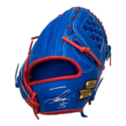 SSK (エスエスケイ) グローブ ブルー×レッド 桜井俊貴モデル 投手用