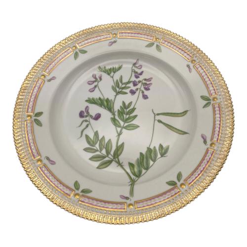 ROYAL COPENHAGEN (ロイヤル・コペンハーゲン) ディナープレート 26cm 1985-1991年 フローラダニカ カラスノエンドウ