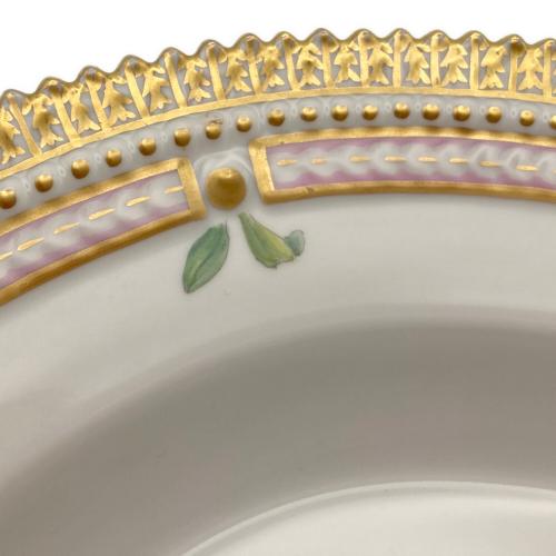 ROYAL COPENHAGEN (ロイヤル・コペンハーゲン) ピクルスディッシュ 1985-1991年 裏面クッション材跡有 フローラダニカ レンゲソウ