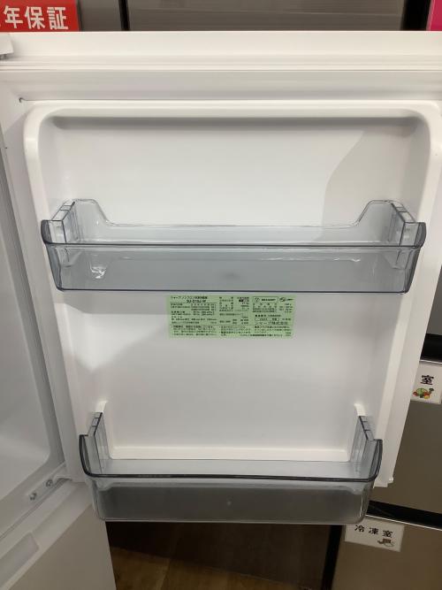 SHARP (シャープ) 2ドア冷蔵庫 ヘコミ有 SJ-D157J-W 2023年製 152L