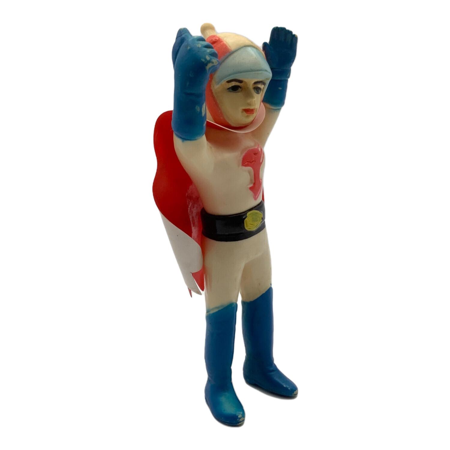 ※当時物　科学忍者隊ガッチャマン ソフビ　タツノコプロ 万創 万創 タツノコプロ 科学忍者隊ガッチャマン ガッチャマン ソフビ