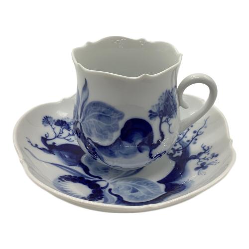 Meissen (マイセン) カップ&ソーサー ブルーオーキッド　ソーサー欠け有