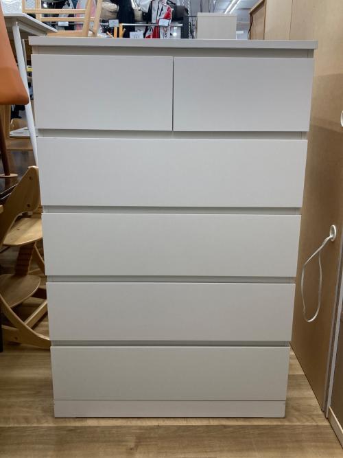 IKEA　チェスト ホワイト 5段