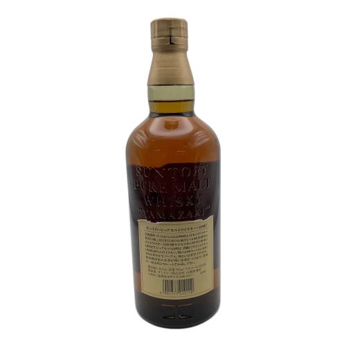 サントリー ジャパニーズウィスキー ラベルハガレ有 750ml 山崎 12年 旧ボトル 未開封