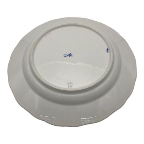 Meissen (マイセン) プレート 朱金 ブルーオニオン