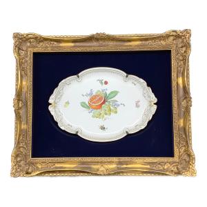 Meissen (マイセン) 飾り皿 果物と花