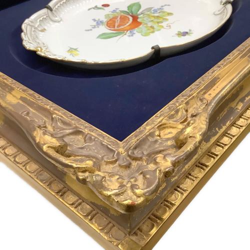 Meissen (マイセン) 飾り皿 果物と花