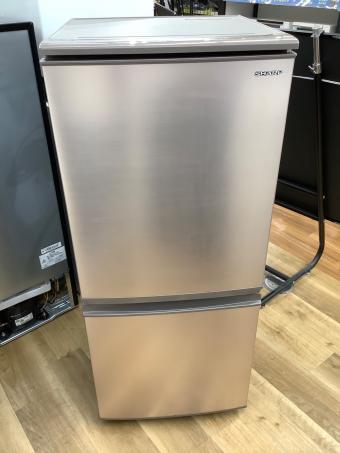 SHARP (シャープ) 2ドア冷蔵庫 SJ-D14E-N 2019年製 137L