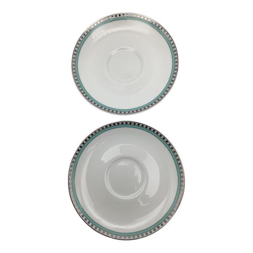 TIFFANY & Co. (ティファニー) カップ&ソーサー プラチナバンド 2Pセット