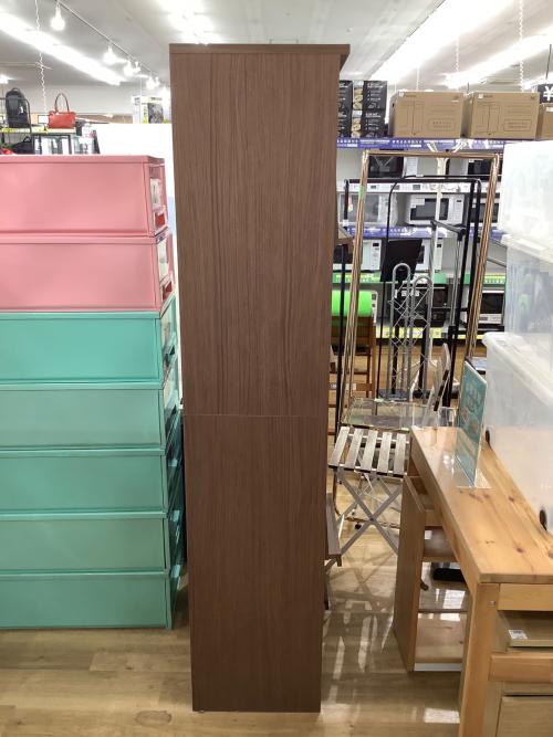 ニトリ 本棚 ブラウン 249 4×2 フラップ扉 ビブリオ 249