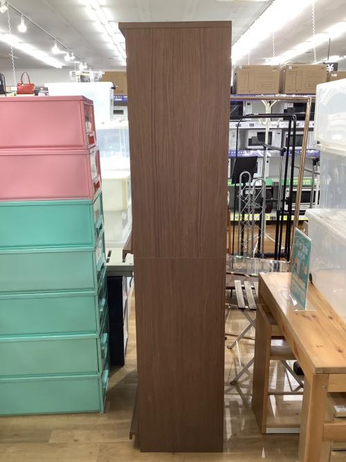 ニトリ 本棚 ブラウン 249 4×2 フラップ扉 ビブリオ 249