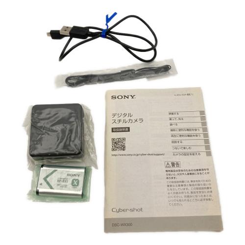 SONY (ソニー) デジタルスチルカメラ サイバーショット 液晶左ヤケ有 DSC-WX300 1820万画素 1/2.3型CMOS (裏面照射型) 専用電池 ISO80～12800 10コマ/秒 1～1/1600 秒 0125995