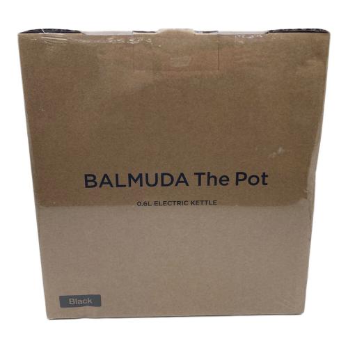 BALMUDA (バルミューダ) 電気ポット KPT01JP-BK 0.6L 程度S(未使用品)