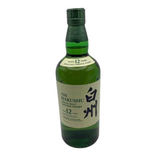 サントリー ジャパニーズウィスキー @ 700ml 白州 12年 未開封