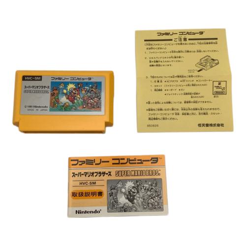 ファミコン用ソフト スーパーマリオブラザーズ -