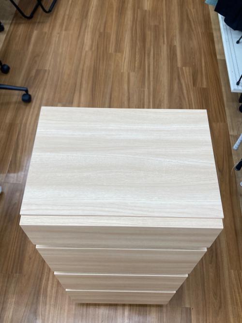 すきまくんシリーズ 4段チェスト ナチュラル 4段