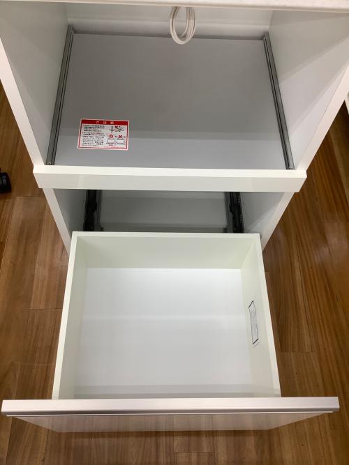 高橋木工所 (タカハシモッコウジョ) レンジ台 ホワイト×グレー