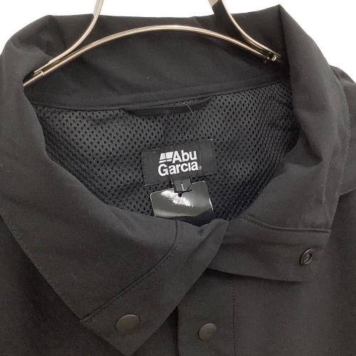 Abu Garcia (アブガルシア) フィッシングウェア メンズ SIZE L ブラック ウォーターレジスタント フィッシングアノラック