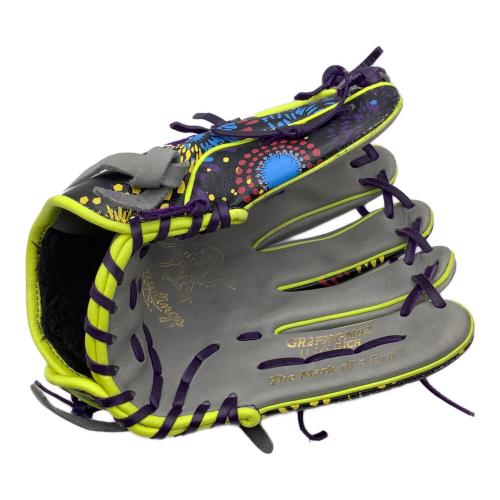 RAWLINGS (ローリングス) 軟式グローブ グレー×パープル 外野用 GR2FHGN62