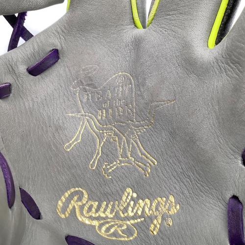RAWLINGS (ローリングス) 軟式グローブ グレー×パープル 外野用 GR2FHGN62