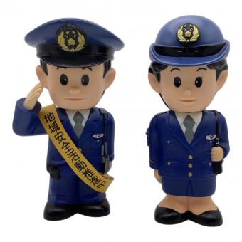 埼玉県警察 わたしたちの街のおまわりさん人形 貯金箱 本体のみ 1994年製 @